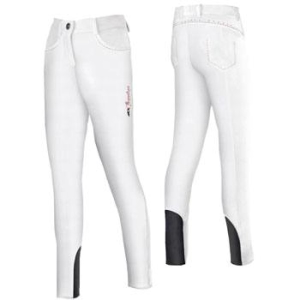 Бриджи для девочки Mila, 5 Pockets, коленная лея X-Grip, Equiline Италия, N05000 Бриджи для девочки Mila, 5 Pockets, коленная лея X-Grip, Equiline Италия, N05000