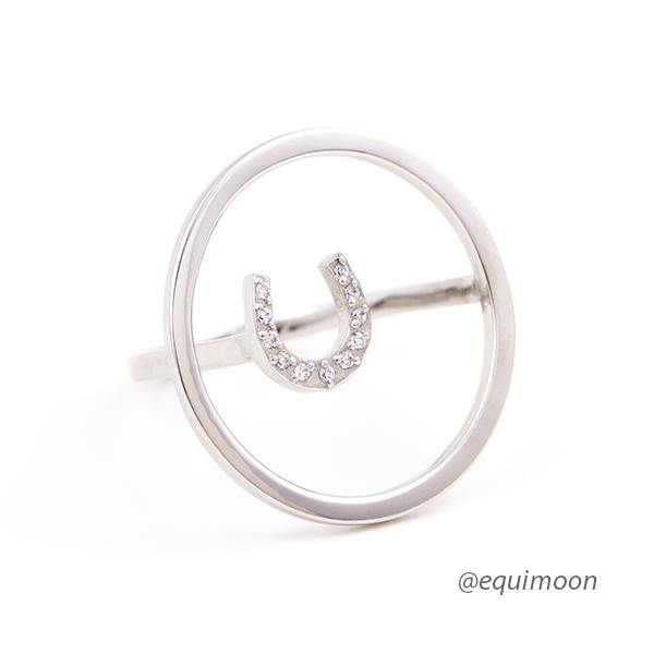 Кольцо Подкова в сфере, EQUIMOON Россия, код EMN_00402 Кольцо Подкова в сфере, EQUIMOON Россия, код EMN_00402