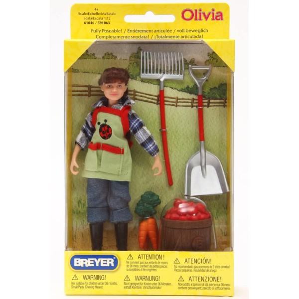 Набор "Кукла Оливия с  садовыми аксессуарами", Breyer США, код 61046